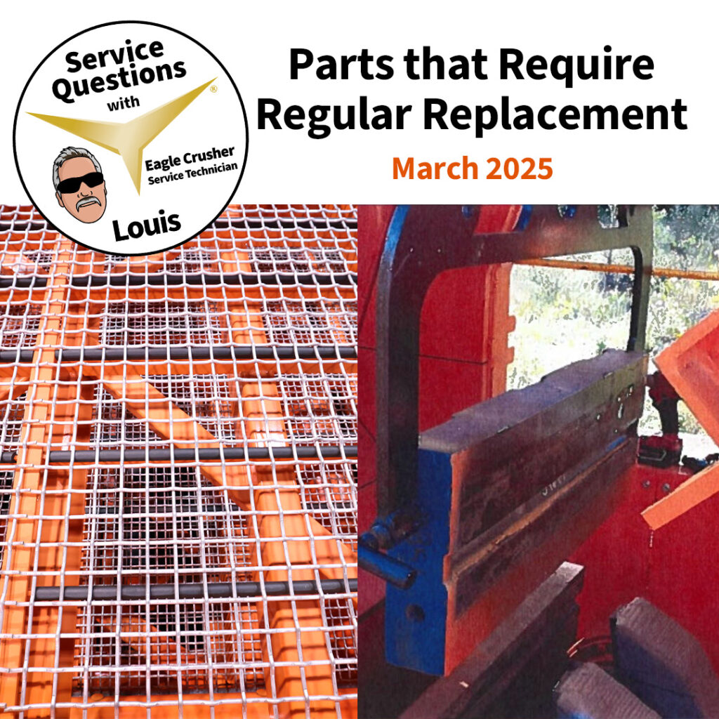 Service Questions: Parts that Require Regular Replacement